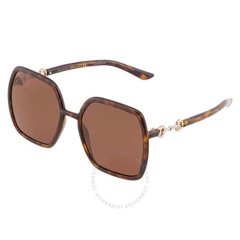 gucci striped square sunglasses|gucci brown square ladies sunglasses.